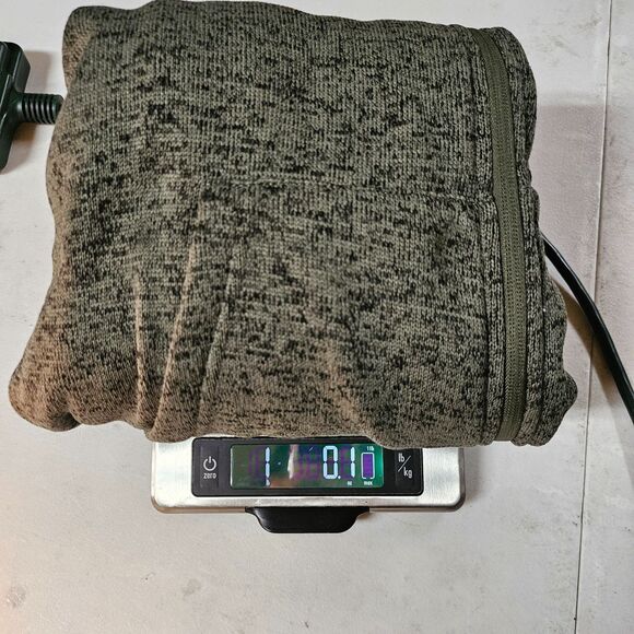 Men's size medium Mack Russo green full zip fleece sweater - Picture 7 of 10